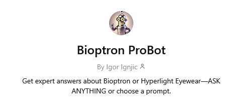 Bioptron- ProBot