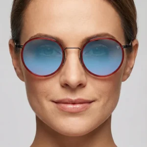 Nebula Red Titanium - Anti Glare Lenses